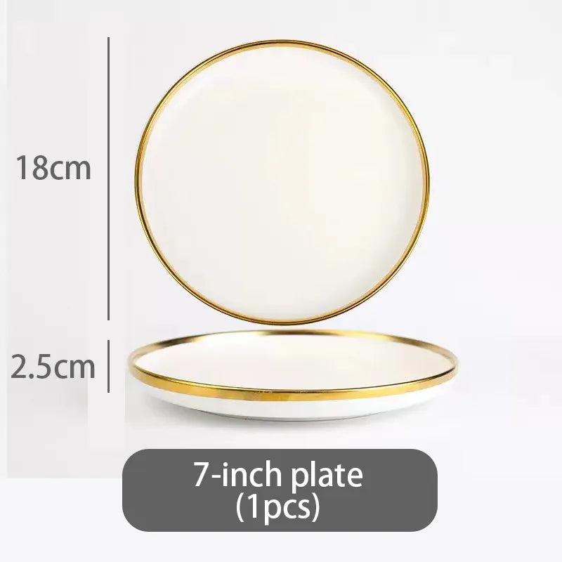 Elegant Ceramic Plates Set