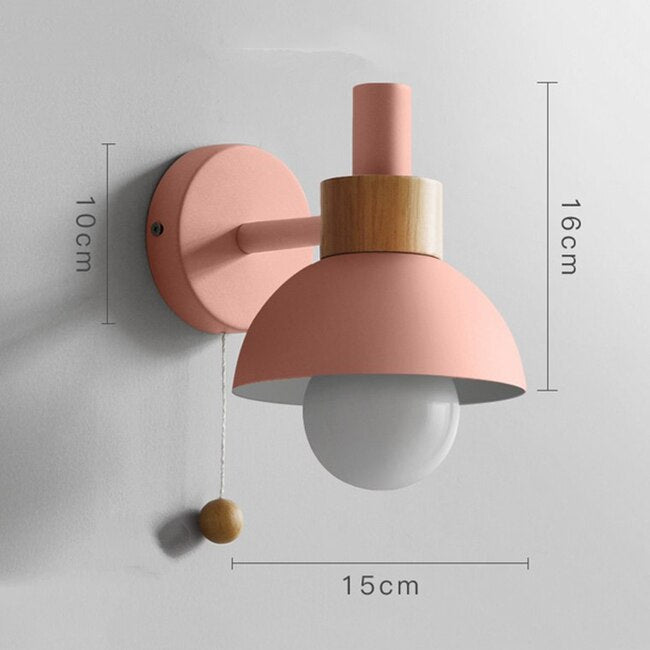 Nordic Macaroon Wall Mount Reading Lamp