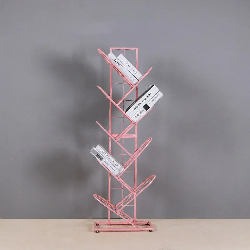 Iron Grid Memphis Arch Bookshelf