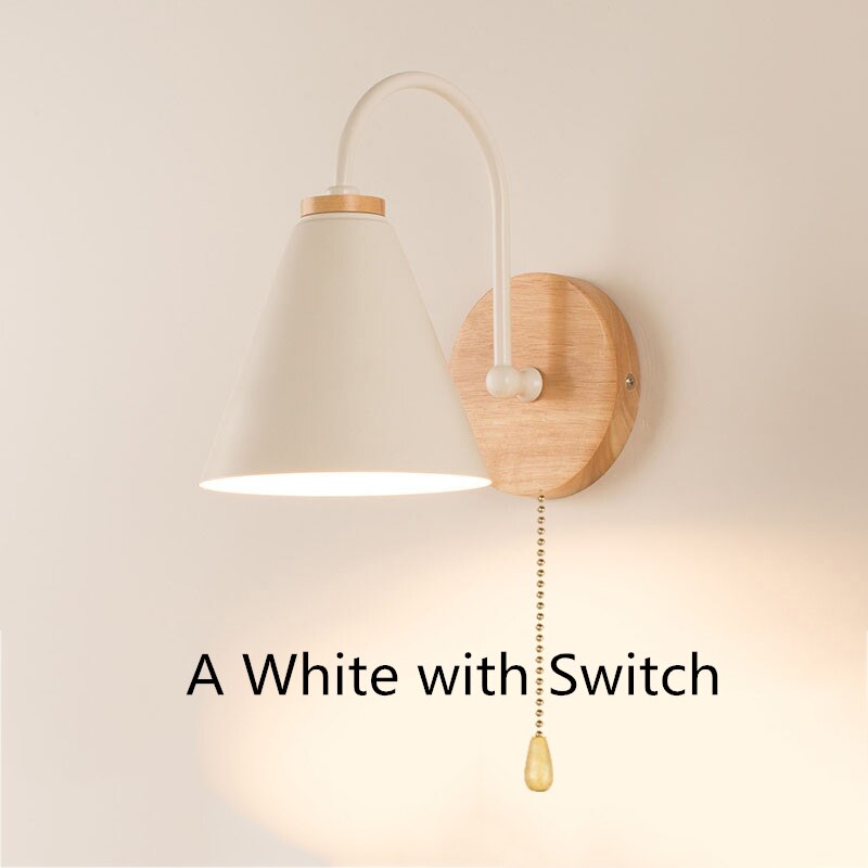 Nordic Metal Wood Wall Lamp