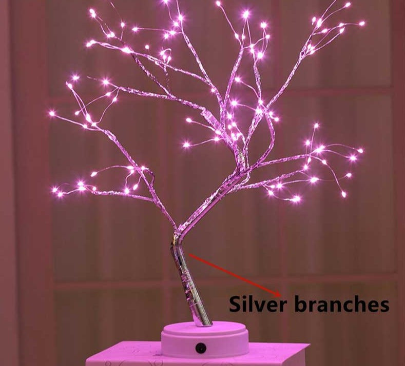 Golden Leaf Tree Lamp