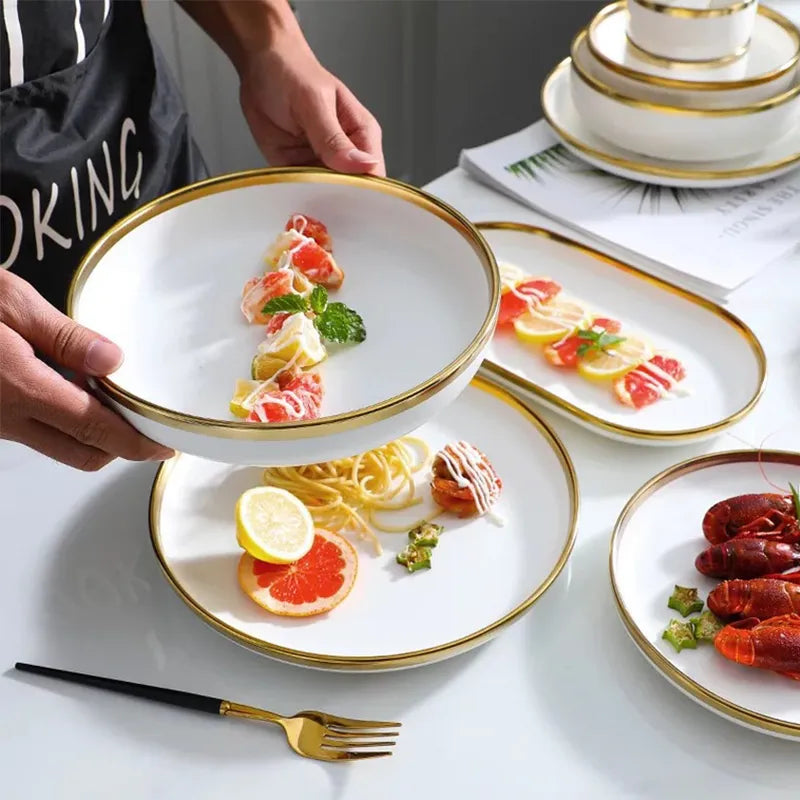 Elegant Ceramic Plates Set