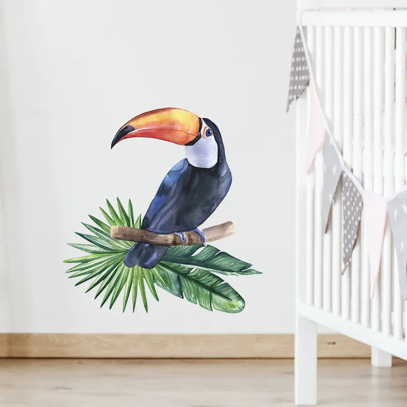 Tropical Wall Decals: Vibrant Removable Mural Decor