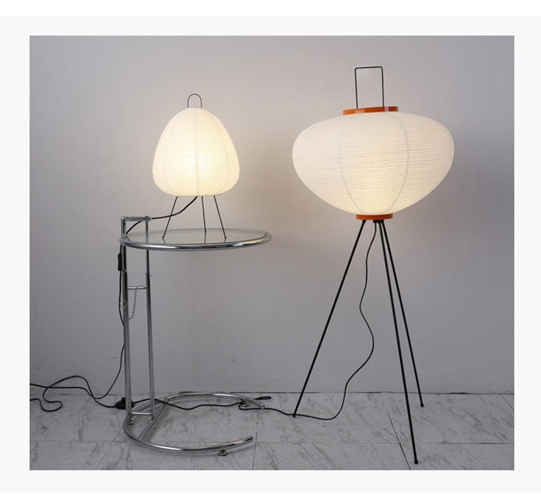 Japanese Large Floor Paper Lamp