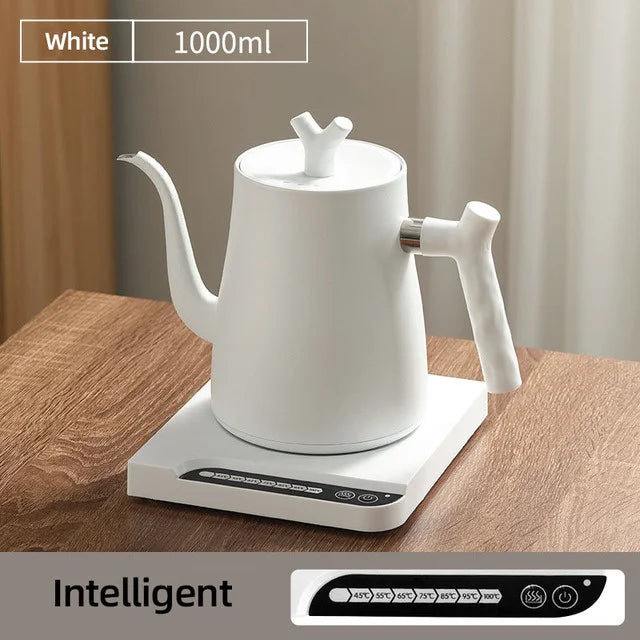 Minimalist Gooseneck Electric Kettle 1L