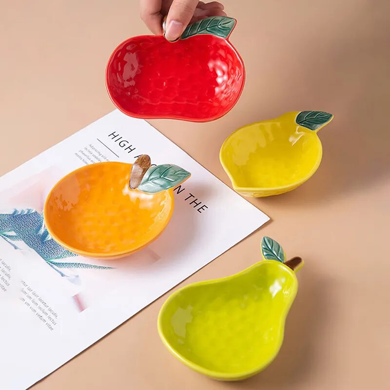 Fruit Shaped Ceramic Sushi Soy Sauce Dish