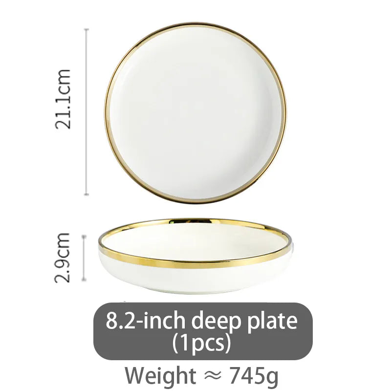 Elegant Ceramic Plates Set