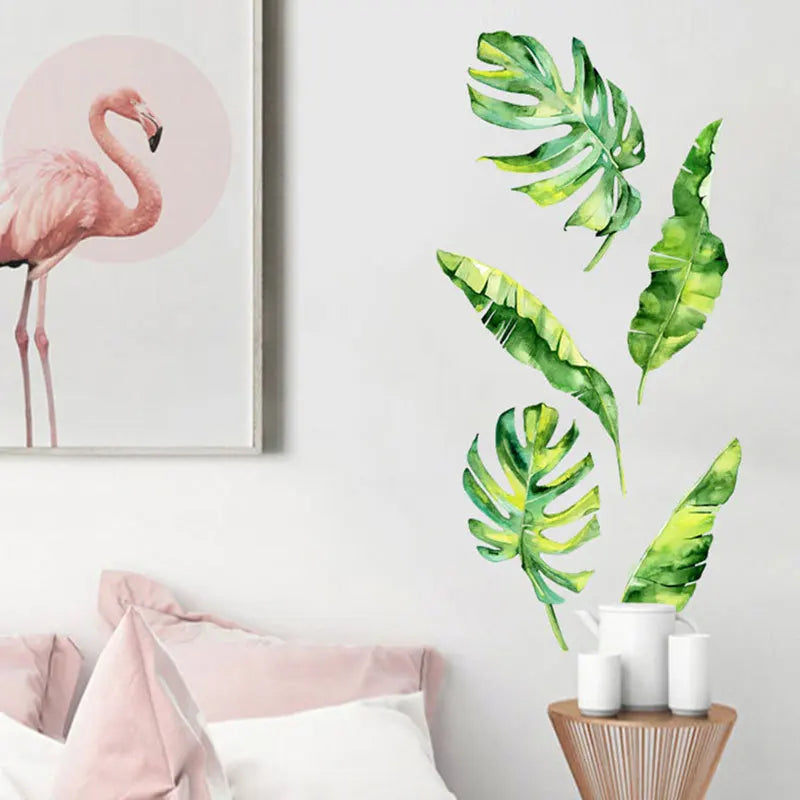 Tropical Wall Decals: Vibrant Removable Mural Decor