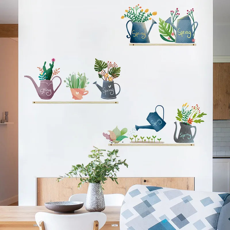 Tropical Wall Decals: Vibrant Removable Mural Decor