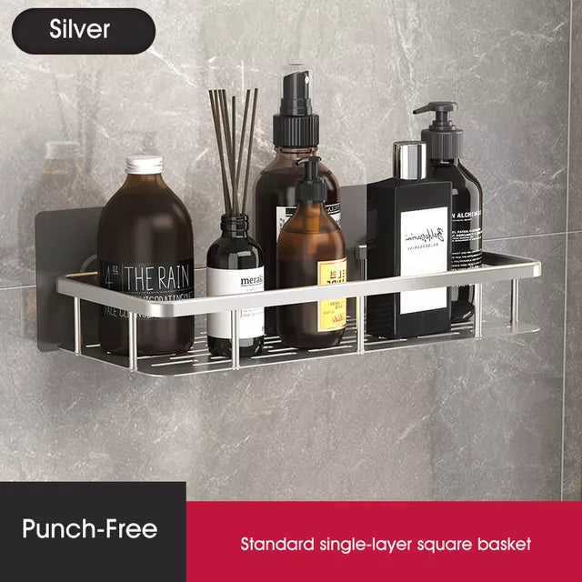 No-Drill Bathroom Corner Shelf: Stylish and Practical Shower Storage Solution