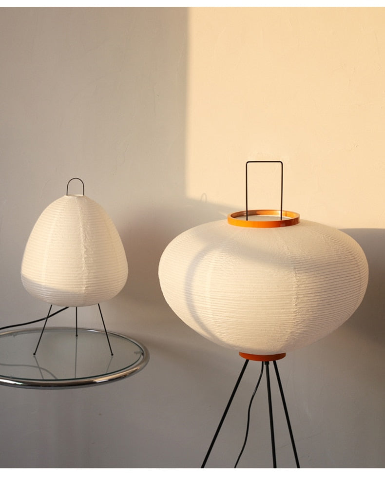 Japanese Large Floor Paper Lamp