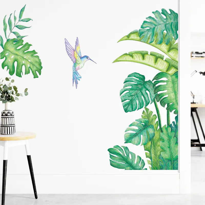 Tropical Wall Decals: Vibrant Removable Mural Decor