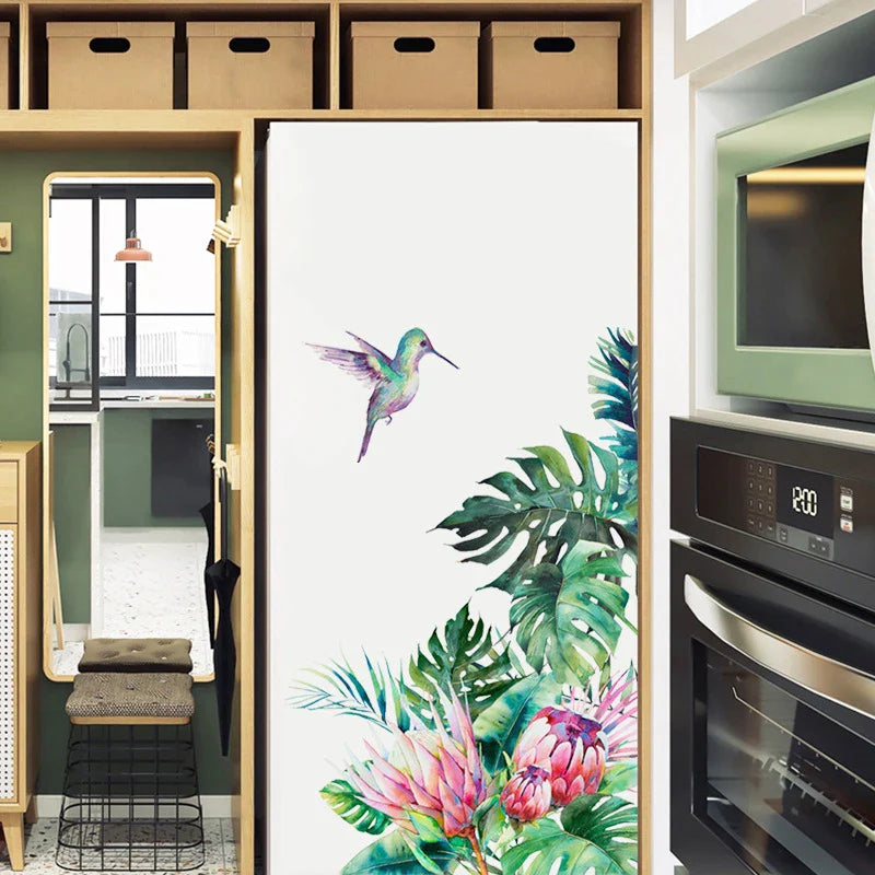 Tropical Wall Decals: Vibrant Removable Mural Decor