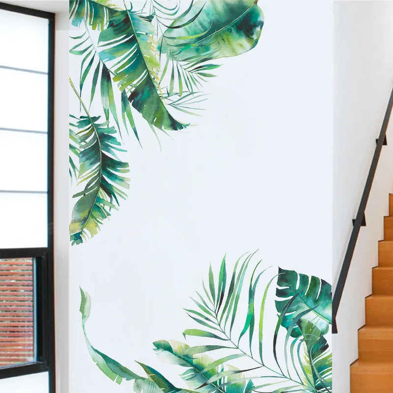 Tropical Wall Decals: Vibrant Removable Mural Decor