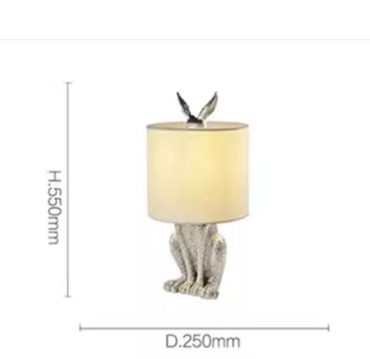 Creative Resin Rabbit Table Lamp