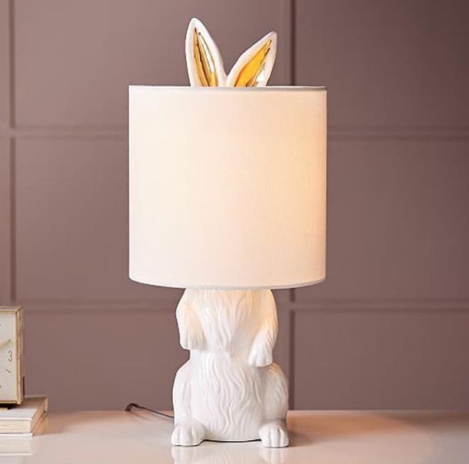 Creative Resin Rabbit Table Lamp