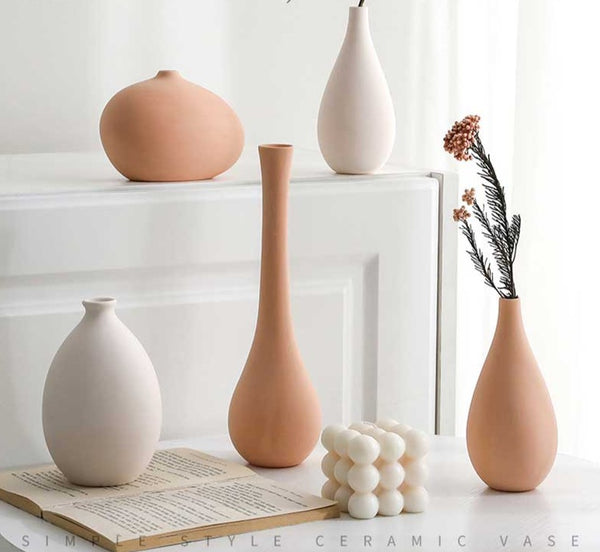 Minimalist Ceramic Boho Vase