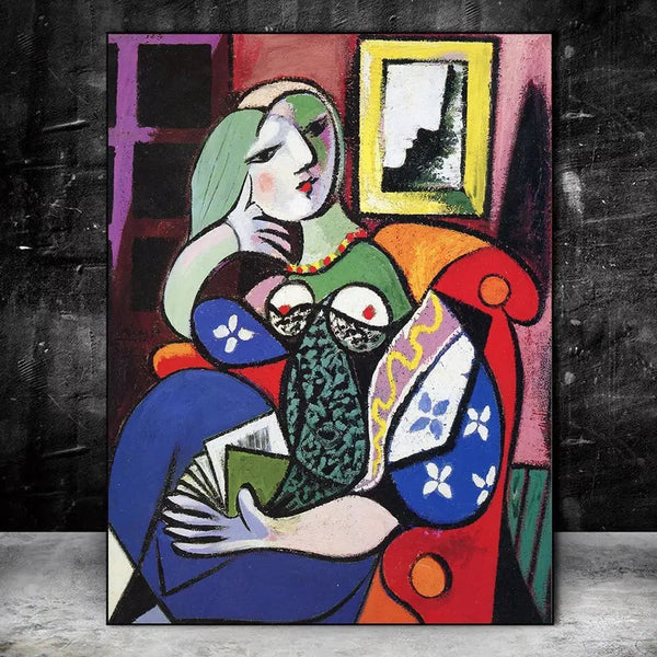 Woman With Book 1932 by Picasso