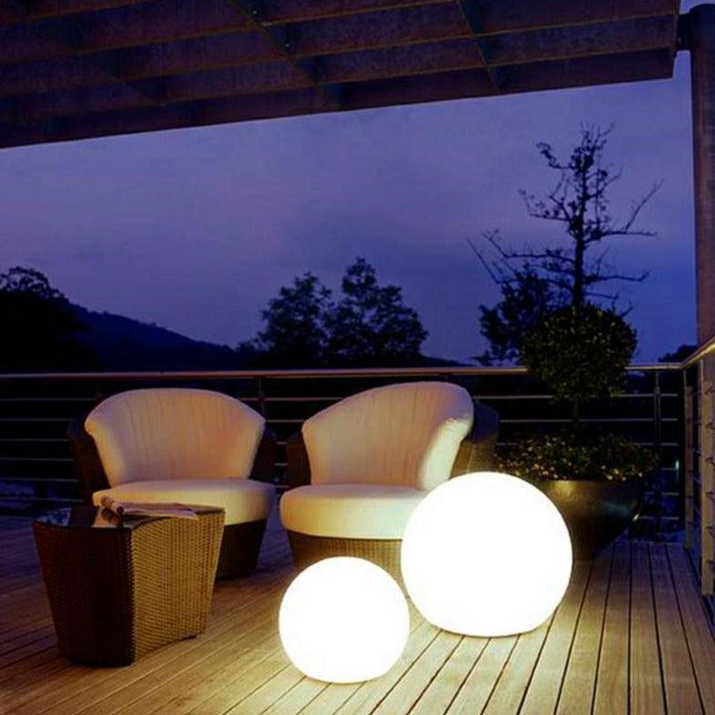 Miravique Globe Outdoor/Indoor Rechargeable Lamp