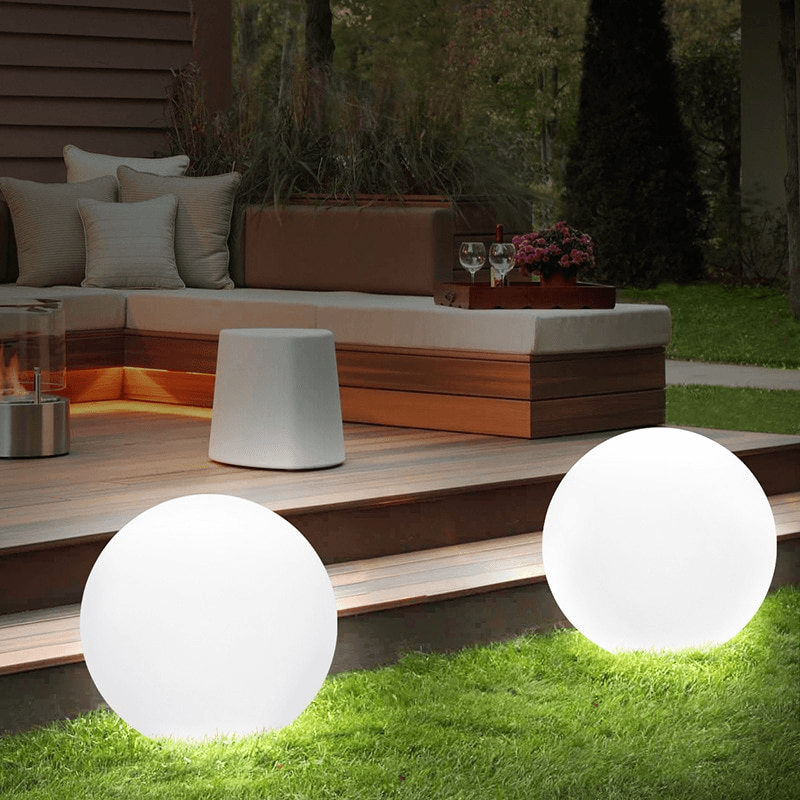 Miravique Globe Outdoor/Indoor Rechargeable Lamp