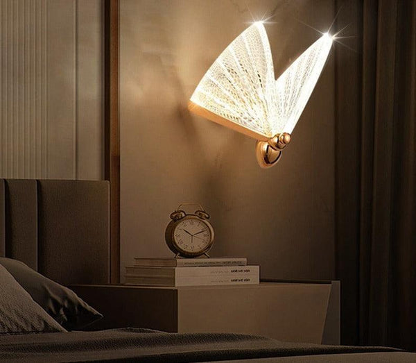 Miravique Butterfly Golden Wall Sconce