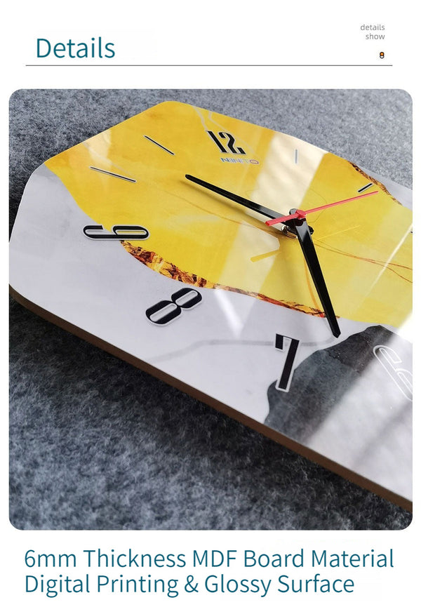 Nordic Modern Style Silent Wall Clock