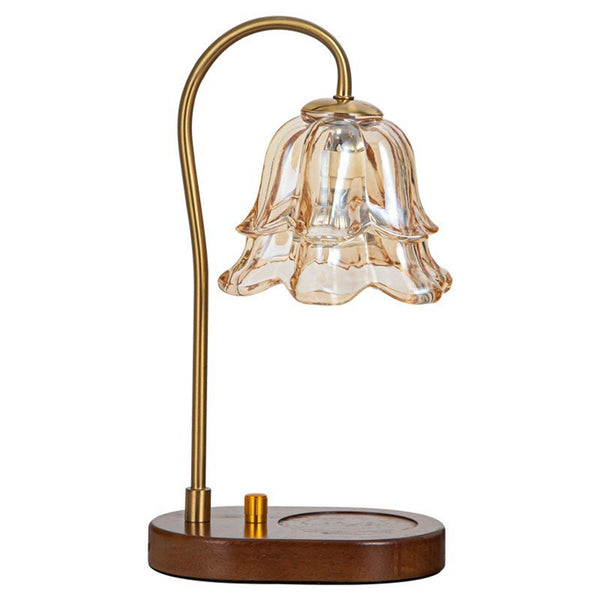 Miravique Flower Candle Warmer Table Lamp