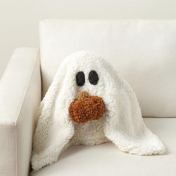 Miravique The Ghost Pumpkin Pillow