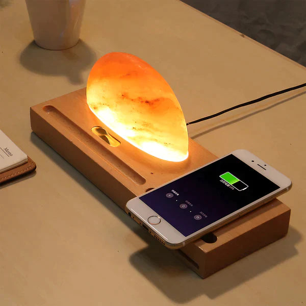 Miravique Rock Lamp - Wireless Charger